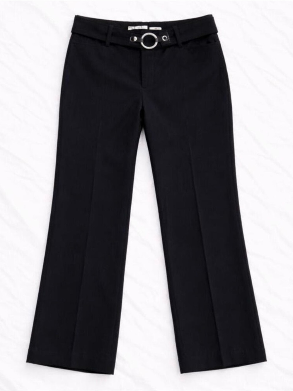 Michael Kors Gramercy Black Belted Trousers Pants Womens 8